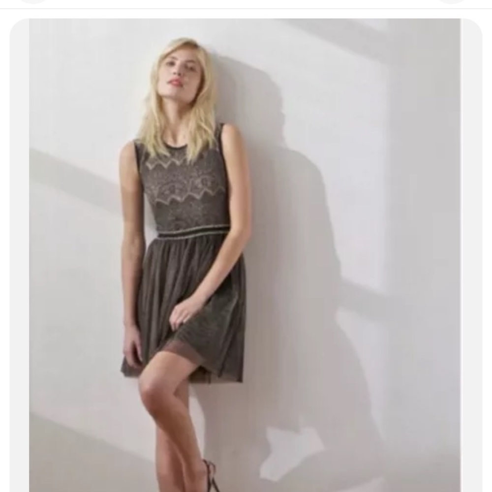 Anthropologie Weston Wear sleeveless Dulcie Tulle Skirted Dress M